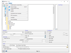 BIMP (Batch Image Processor) - settings-menu