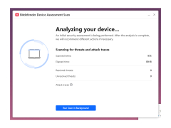BitDefender Free Edition - scanning-in-process