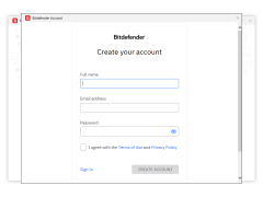 BitDefender Total Security 2019 - create-account
