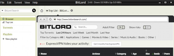 BitLord Torrent Downloader screenshot 1