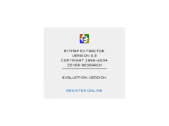 Bitmap Extractor - registration