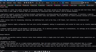 Black NotePad - Screenshot 5