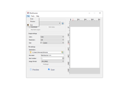 BlindScanner Pro - file-menu