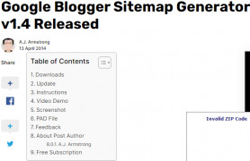Blogger Sitemap Generator screenshot 3