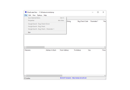 BlueScreenView - file-menu