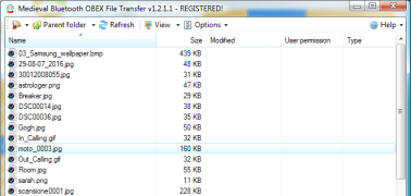 Bluetooth File Transfer (PC) - Screenshot 1