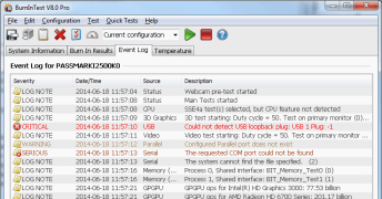 BurnInTest Professional - Screenshot 3