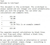 CalcTape screenshot 3