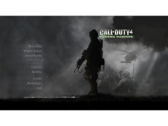 Call of Duty 4: Modern Warfare - main-menu