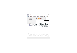 CamStudio - file-menu
