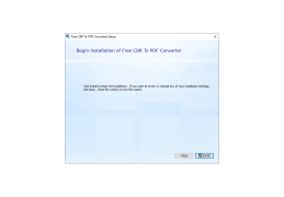 CBR to PDF converter - begin-installation