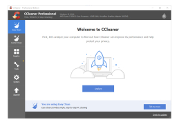 CCleaner Professional - welcome-screen