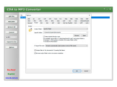 CDA to MP3 Converter - output-configure
