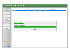 CDA to MP3 Converter - converting-process