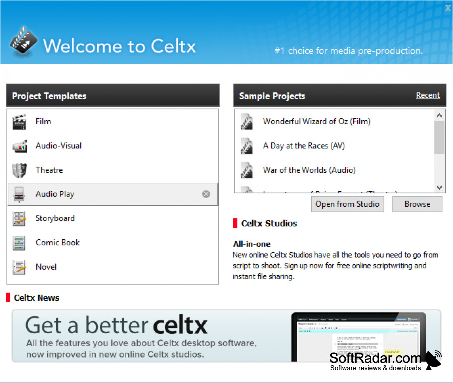 how to download celtx free screenwriting software