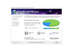 Chris-PC RAM Booster - main-screen