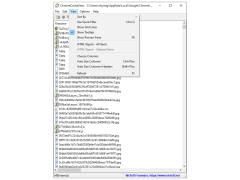 ChromeCacheView - view-menu