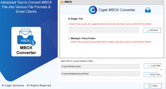 Cigati MBOX Converter screenshot 3