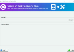Cigati VHDX Recovery - Screenshot 2