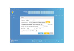 Cinch Audio Recorder - settings-in-application