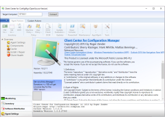 Client Center for ConfigurationManager - main-screen