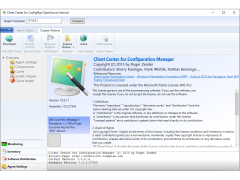 Client Center for ConfigurationManager - custom-actions