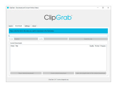 ClipGrab - downloads-page