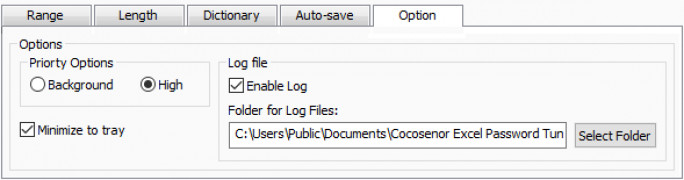 Cocosenor Excel Password Tuner screenshot 3