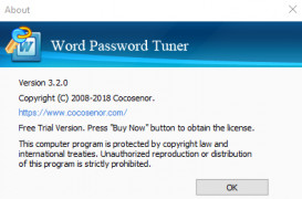 Cocosenor Word Password Tuner screenshot 2