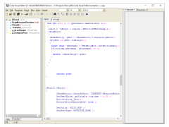Code Visual Editor - main-screen