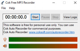 Cok Free MP3 Recorder screenshot 1
