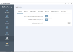 Cold Turkey Blocker - settings