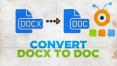 Convert Docx to Doc logo