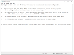 Core FTP Server - readme