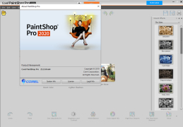 Corel Paintshop Pro - about-application