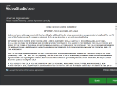 Corel VideoStudio Pro - license-agreement