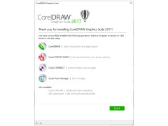 CorelDRAW Graphics Suite 2017 - thanks-for-installation