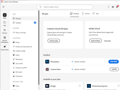 Creative Cloud Desktop - main-screen