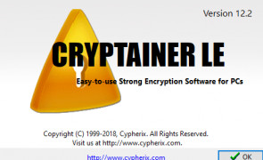 Cryptainer LE screenshot 1