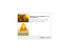Cryptainer LE - main-screen