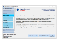 CryptoPrevent - options-menu