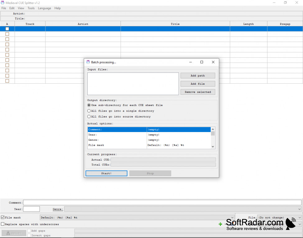 unable to install midieval cue splitter