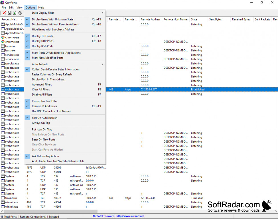 CurrPorts 2.76 download the new version