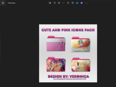 Cute and Pink Icons - preview-screen