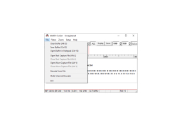 CwGet morse decoder - file-menu