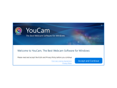 CyberLink YouCam - welcome-screen