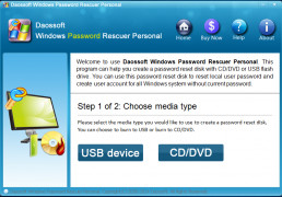 DaosSoft Windows Password Rescuer screenshot 1