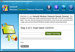 DaosSoft Windows Password Rescuer screenshot 2