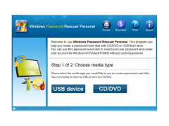 DaosSoft Windows Password Rescuer - main-screen