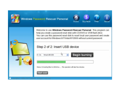 DaosSoft Windows Password Rescuer - burning